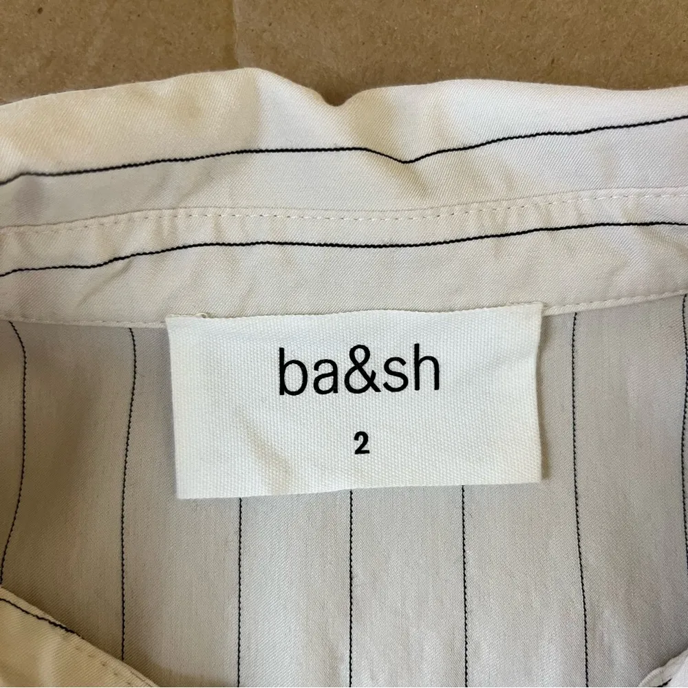 Ba&sh Shiny Stripe Shirt - Image 7