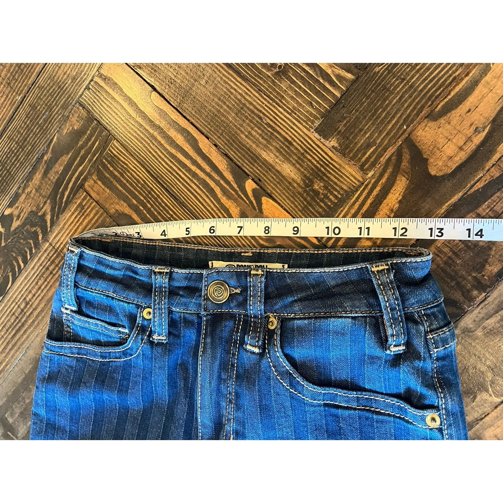 Rock & Roll High Rise Bootcut Jeans Women 26x34 Tall Western Country Cowgirl - Image 4