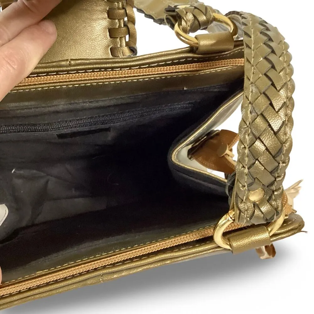 Vintage Another Y & S Original Bag Gold - Image 4