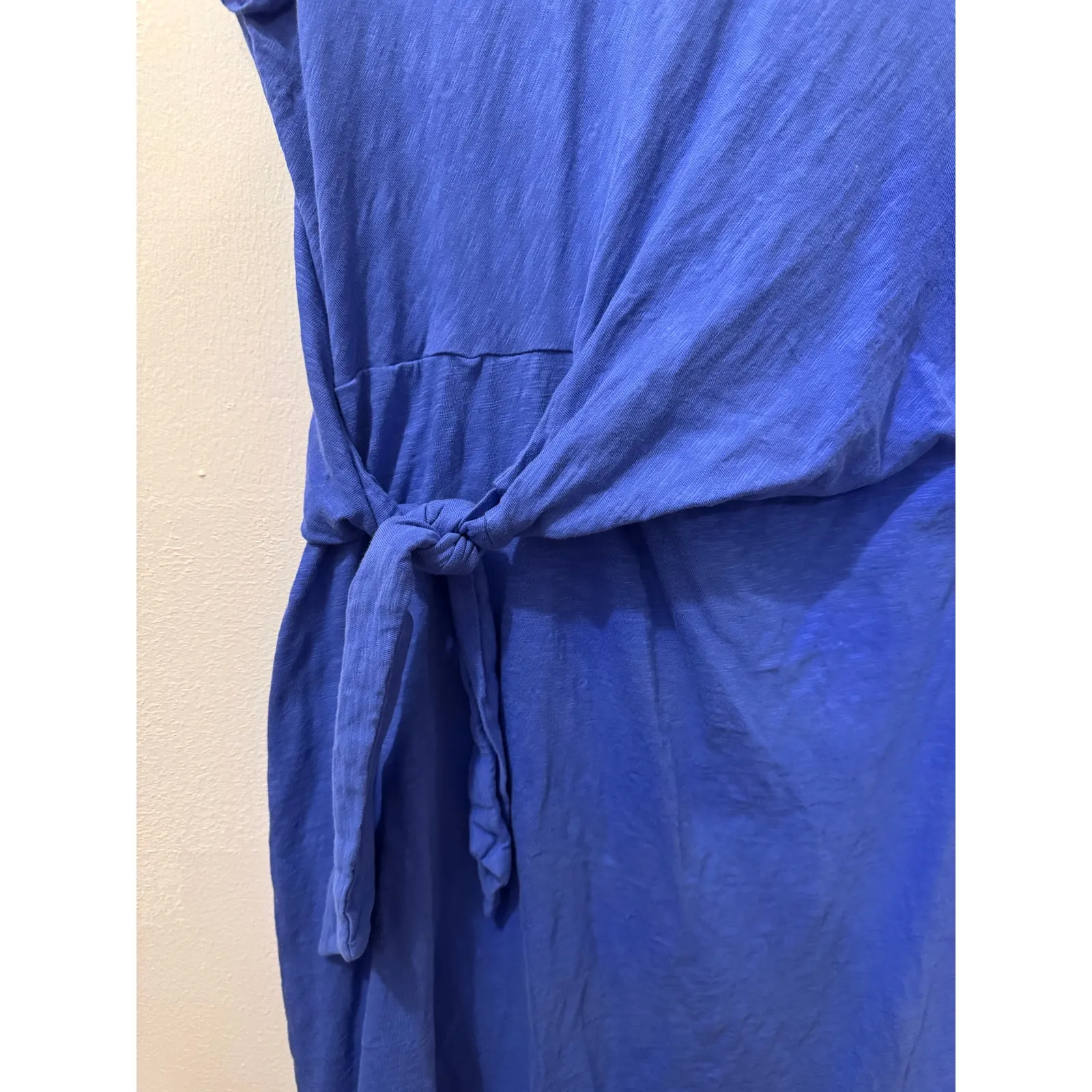 Talbots Blue Tie Detail Knit Shift Dress - Image 3