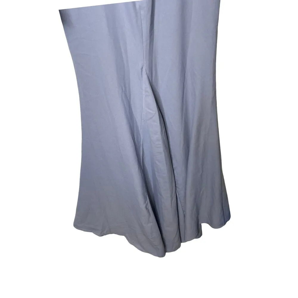 Majorelle Nicki Gown Maxi Dress With Train in Baby Blue Womens XS - Image 10