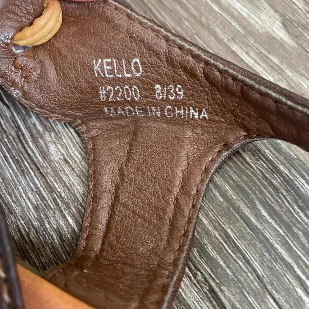 Seven7 Brown Tan Slingback Sandals Women's Sz 8 - Image 5