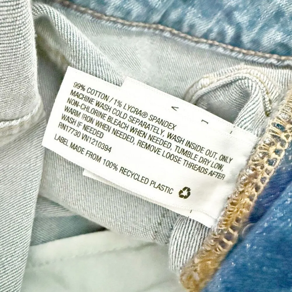 UNIVERSAL THREAD | Medium Wash Denim Jeans Overalls Pockets Straps | Size 6 / 26 - Image 7