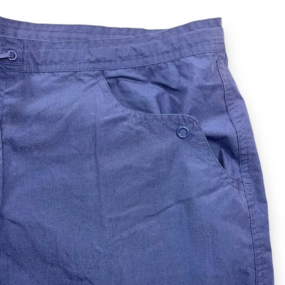 Columbia Womens Outdoor Hiking Shorts Blue Lightweight Summer XL - Image 4