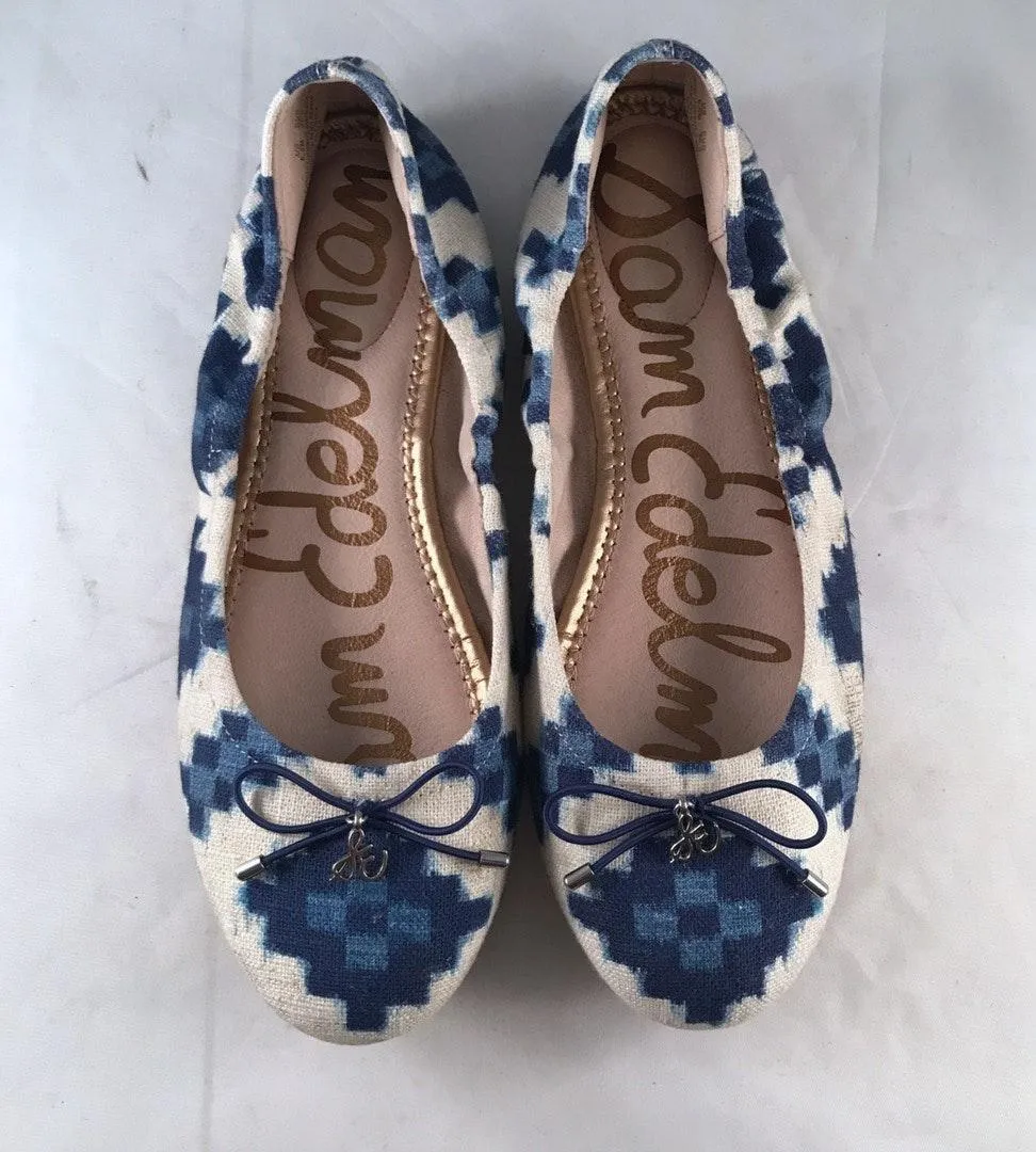Ikat Blue Felicia Flat - Image 6