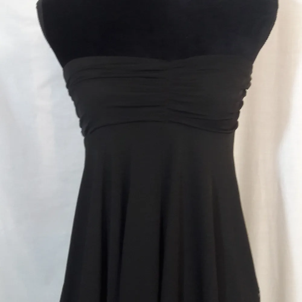 Joe B Black Lace Strapless Dress LBD Medium - Image 2
