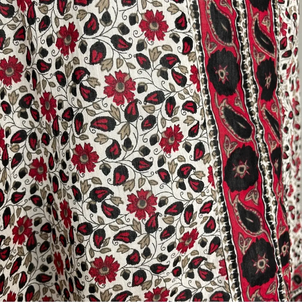 Soft Joie Revolve Top Lavan‎ Tank in Porcelain & Fired Brick Small Floral Blouse White - Image 10