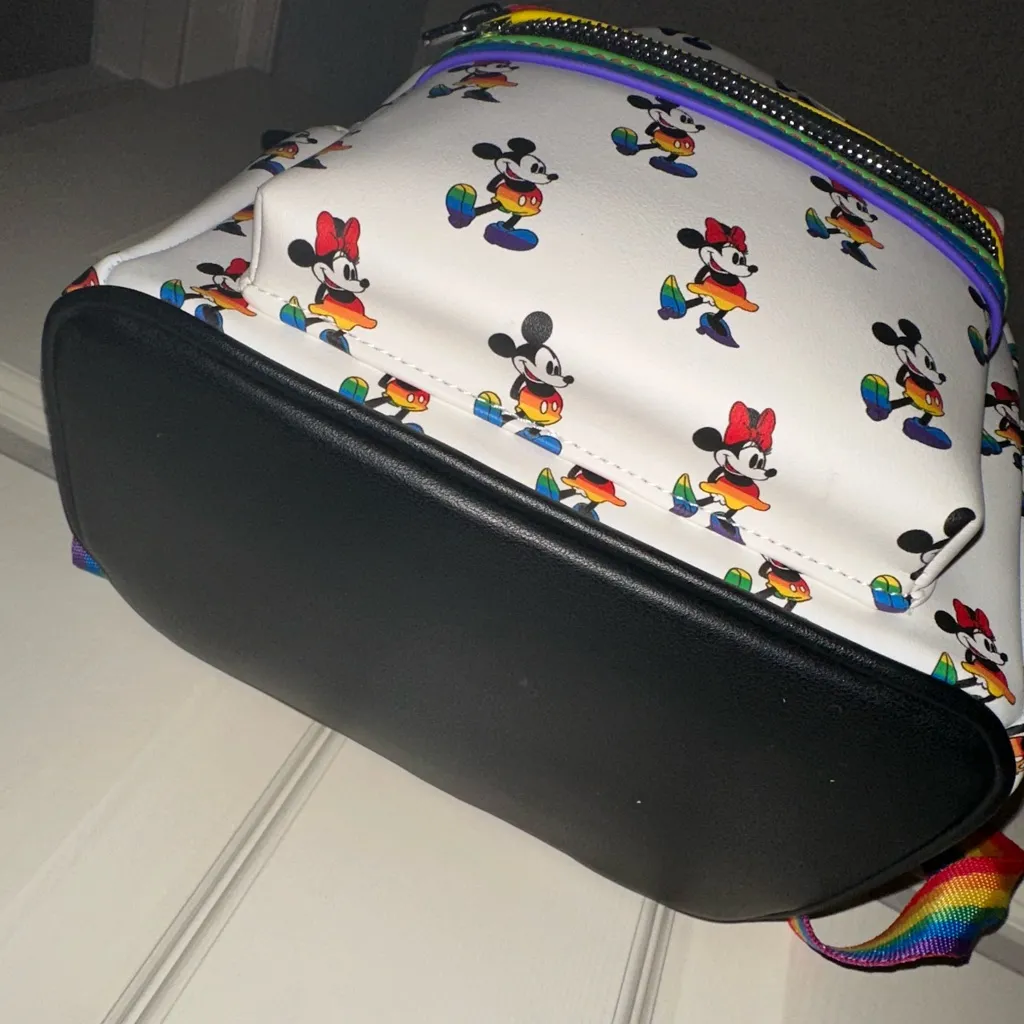 Disney Loungefly Rainbow Mickey Pride Backpack - Image 5