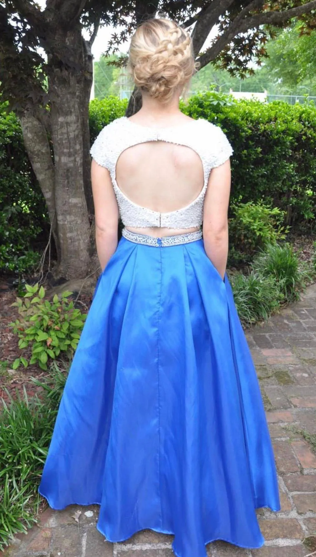 Envious Two Piece Semi / Prom Dress - Image 2