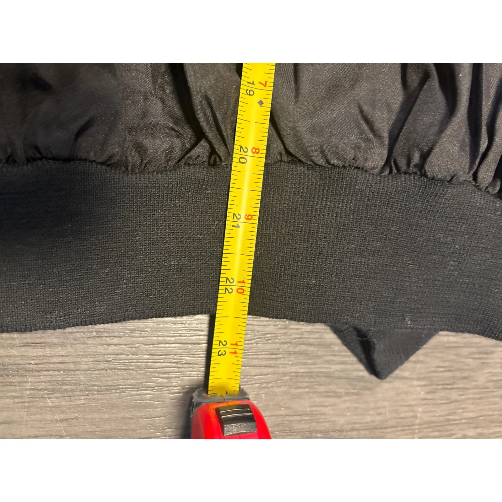 Vtg Ship N Shore Women's Black Blouse Nylon Feel Elastic Waist Light Collared M Size M - Image 7