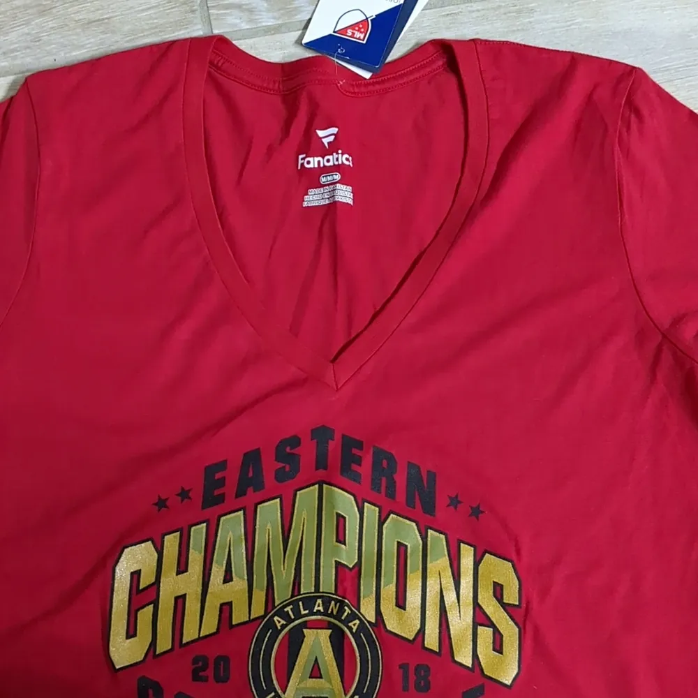 NWT Fanatics Atlanta United | ATL UTS 2018 Conference Champion Short Sleeve Tee - Image 3