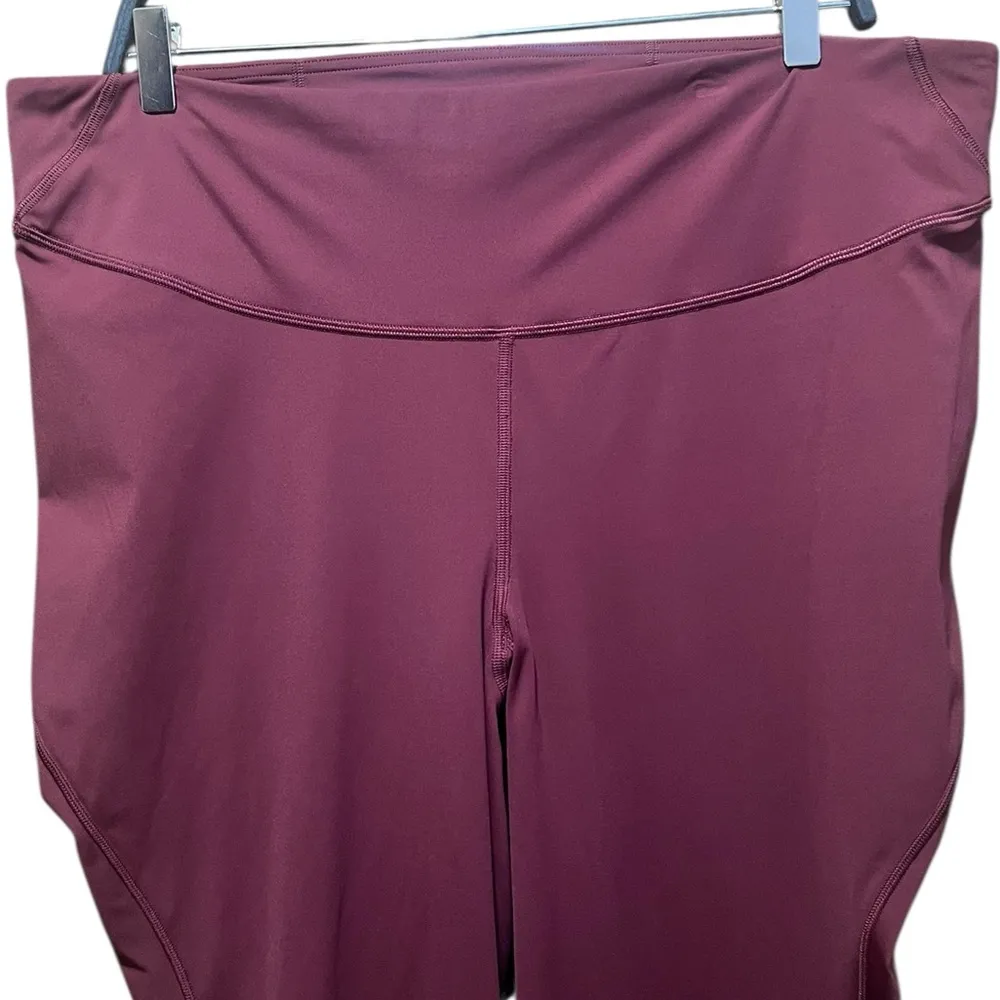 Lululemon  Base Pace High-Rise Leggings 25" in Red Merlot Size 18 - Image 10
