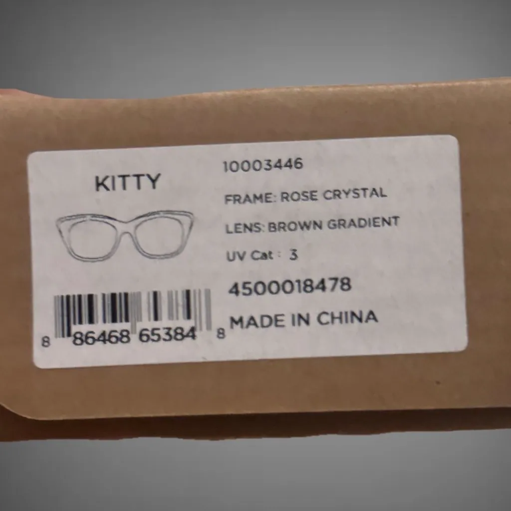 NWT TOMS “Kitty” Sunglasses – Brown & Coral - Image 7