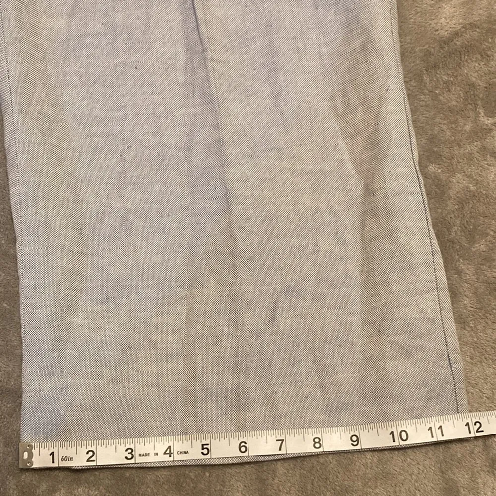 NWT THE LIMITED Pants Modern Crop Women’s Size 16  Linen & Cotton Blend - Image 10