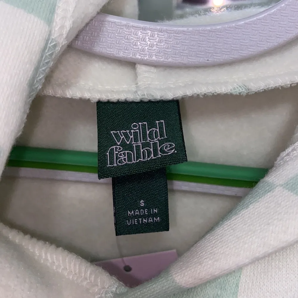 Wild Fable Unisex Jade Oversized Checkered Sweatshirt size small - Image 3