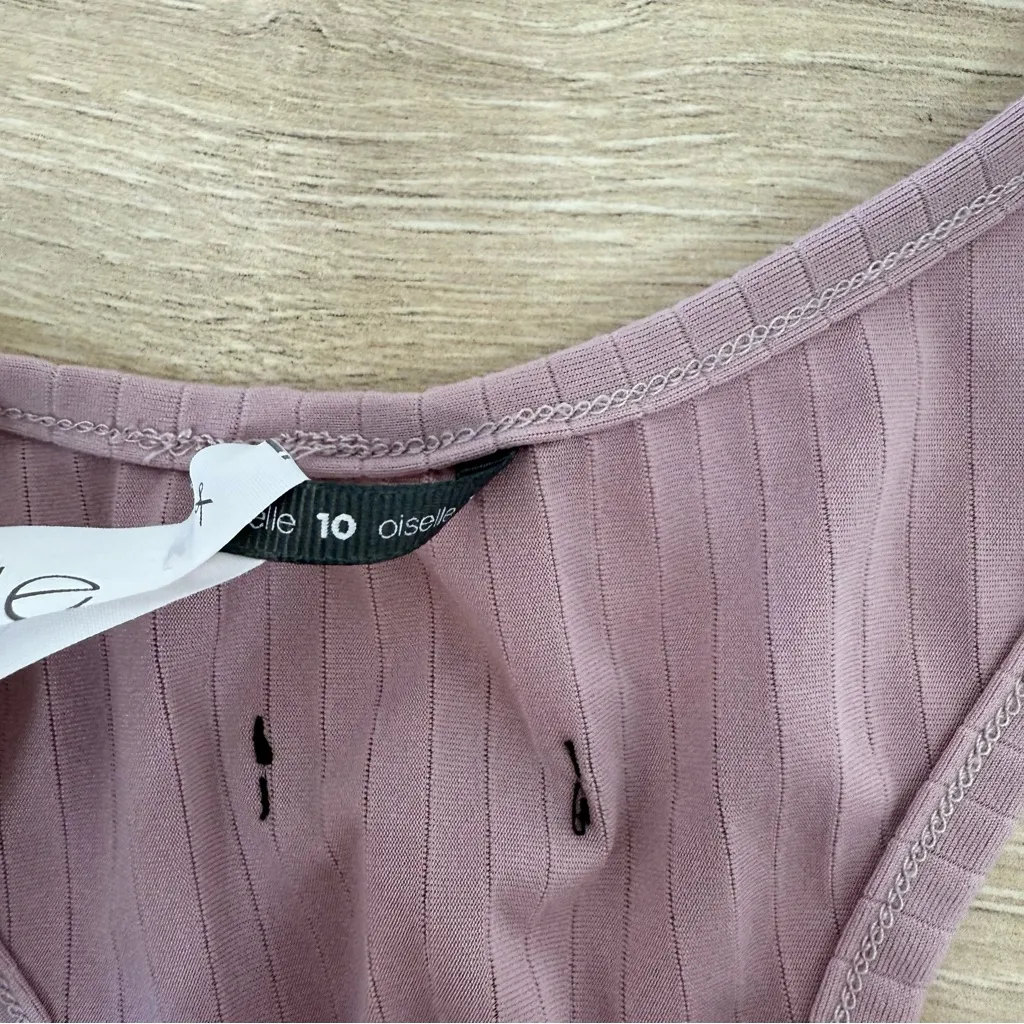 Oiselle Pink Racerback Tank Top - Image 12