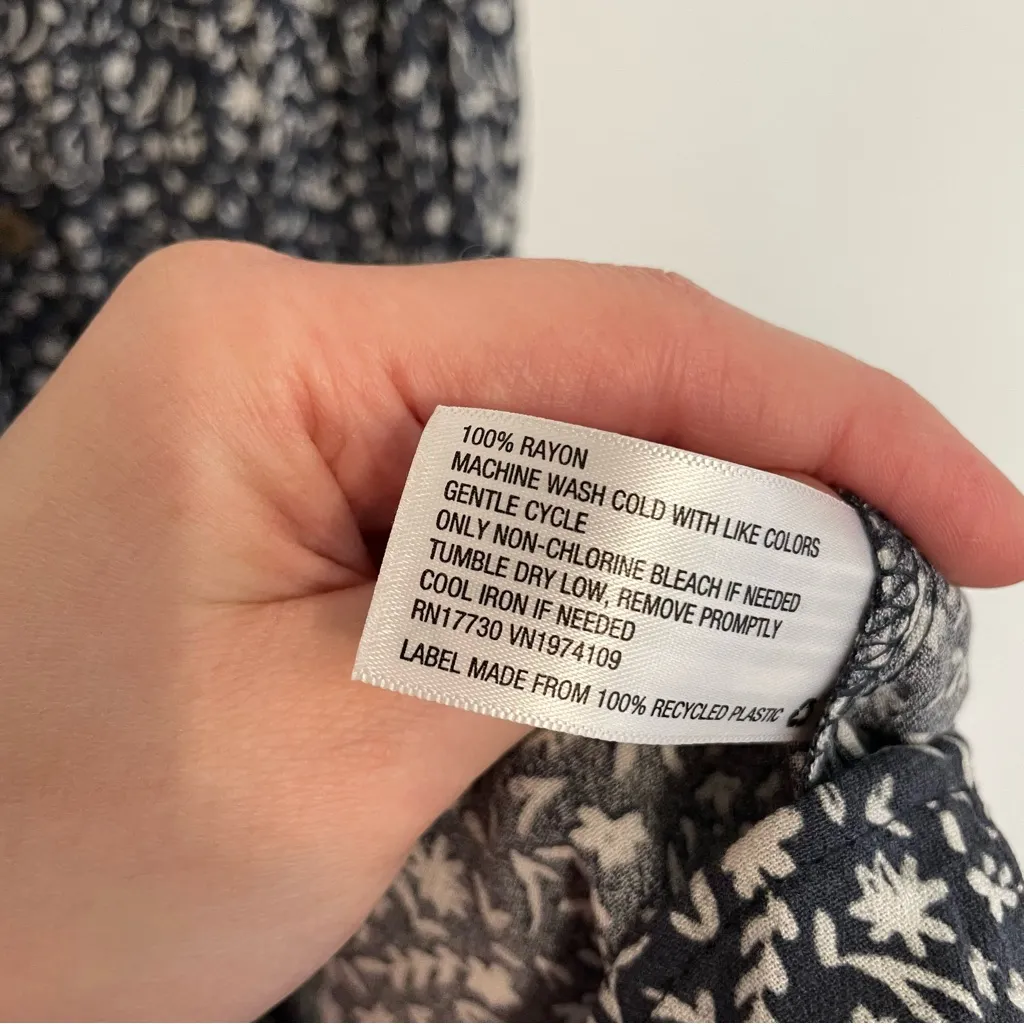 UNIVERSAL THREAD Sleeveless Square Neck Button Front Tiered Midi Dress Floral XS - Image 10