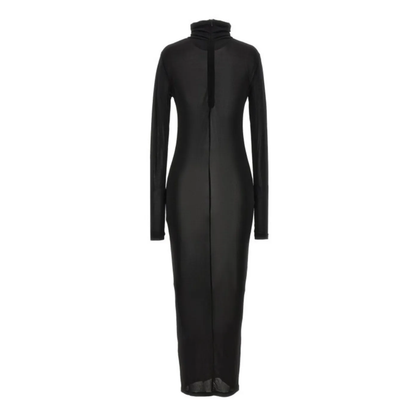 NWT Isabel Marant Vanessa Dress in black sheer jersey Sz 40 US Medium $695 - Image 5