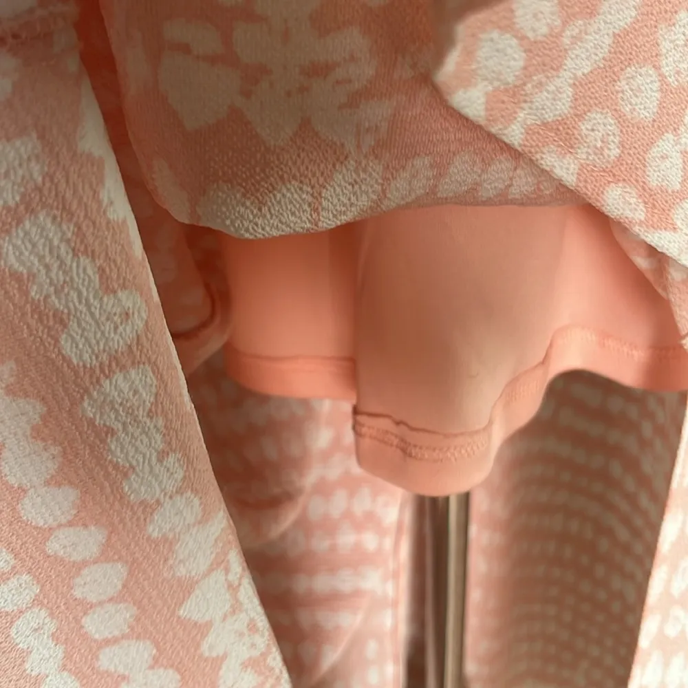 BCBG Paris Women's ON/Off the Shoulder Sandy Dot Maxi Dress White Size XL - Image 3