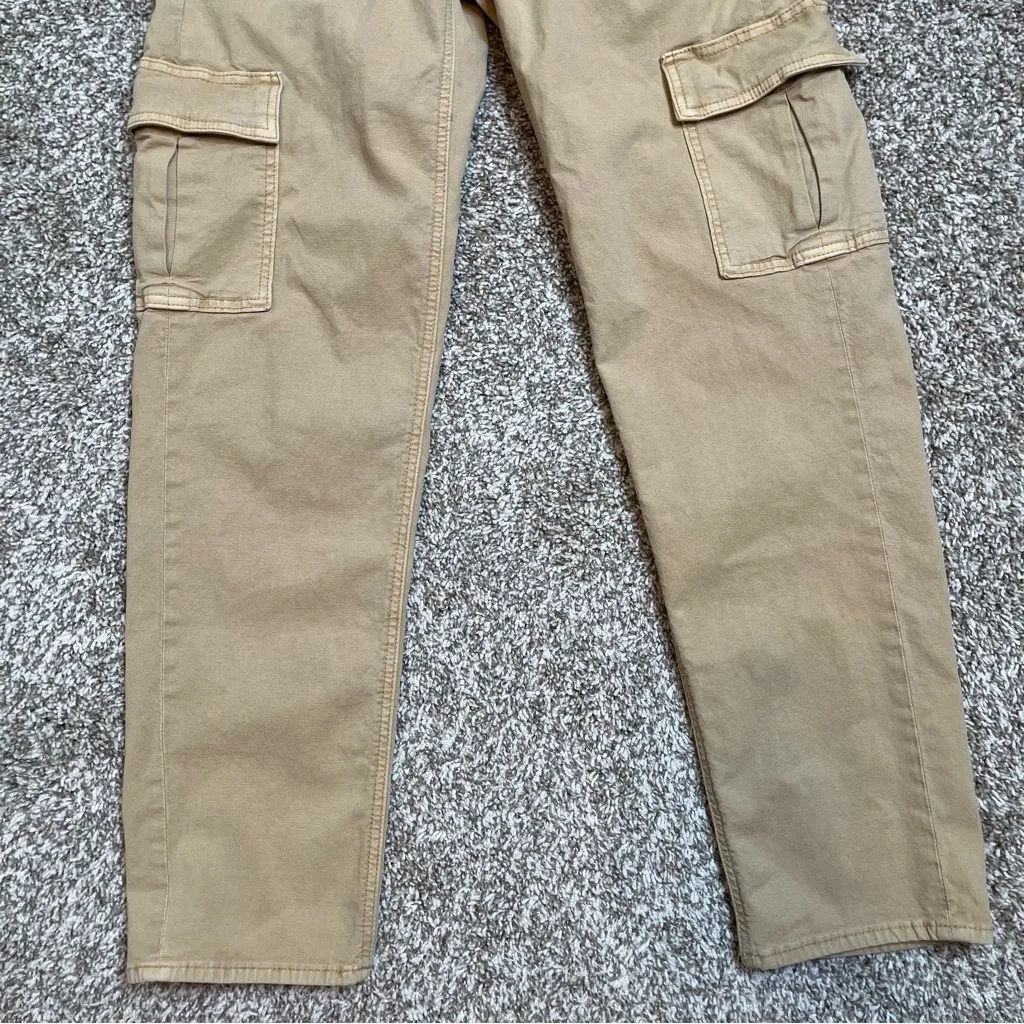 American Eagle Tan Straight Leg Cargo Pants Size 4 - Image 7