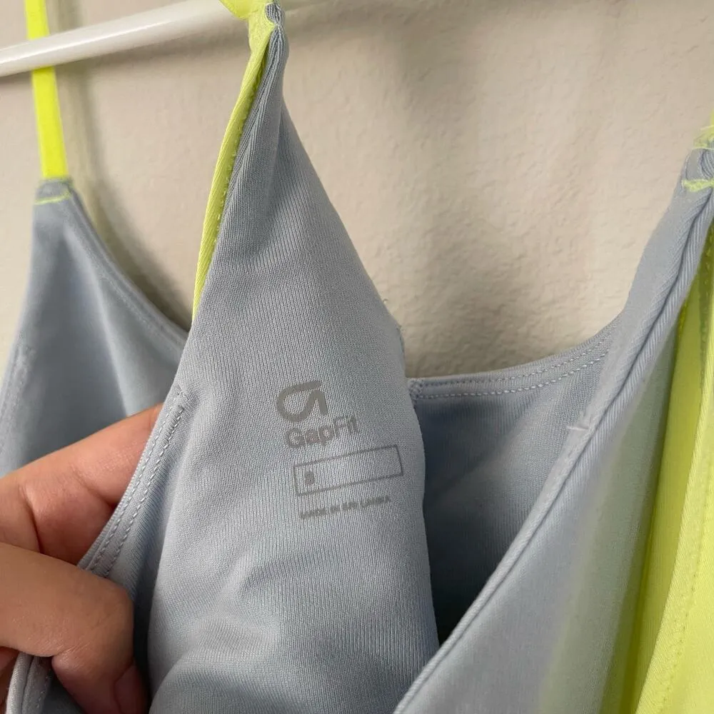 Gap Fit (2) Bundle of Workout Tanks Built In Bras (Small) - Image 6