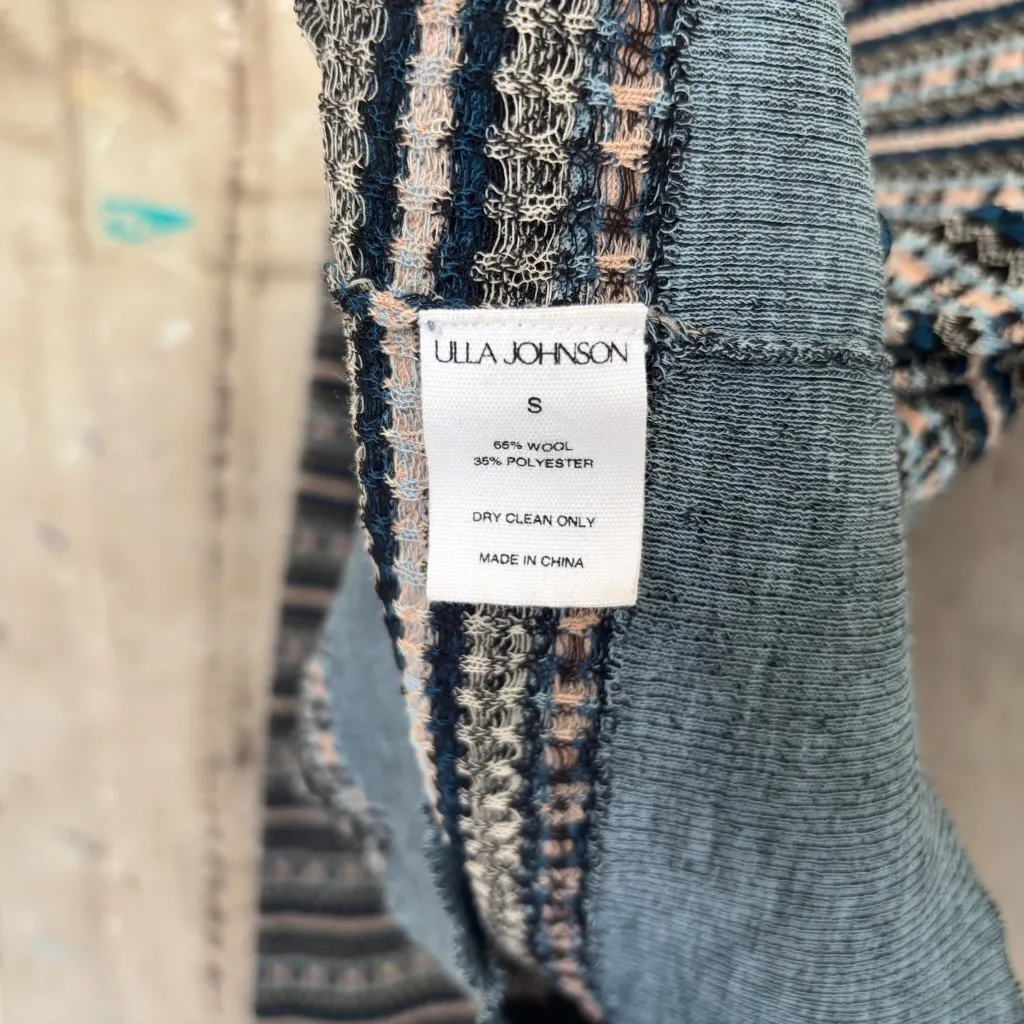 Ulla Johnson Robin Fair-isle Henley Sweater in Moonlight Blue - Image 5