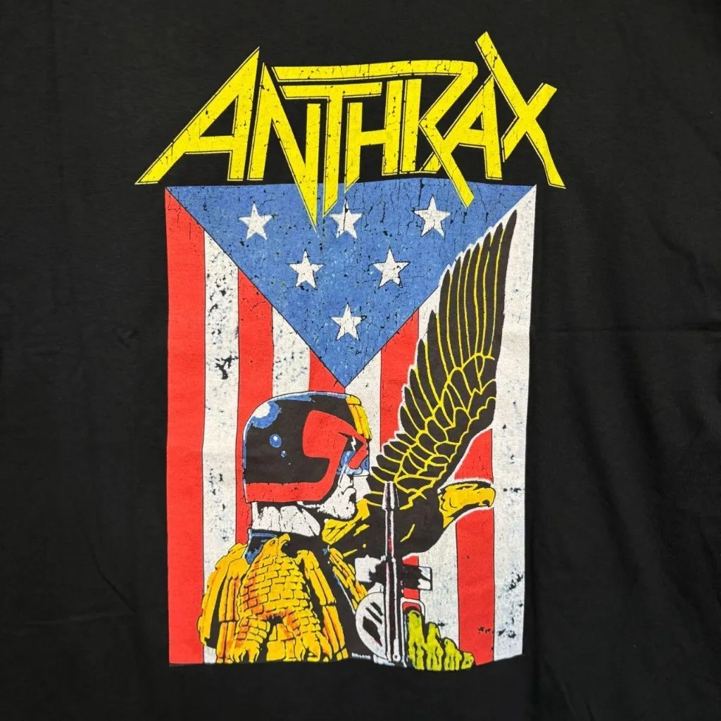 Anthrax I'm the Law Among the Living Thrash Metal T-Shirt XL - Image 2