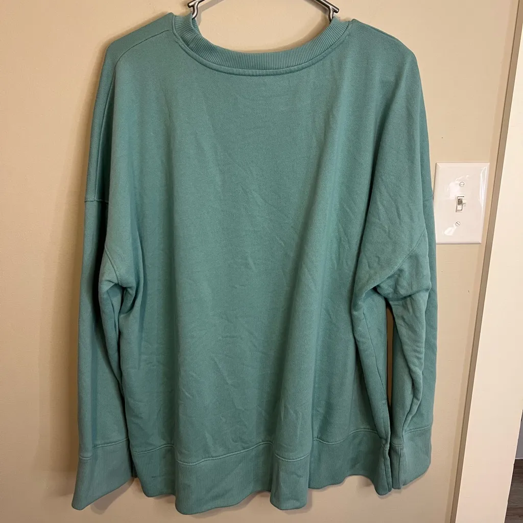 Time and Tru Aqua Sweater Blue Size XXL - Image 6