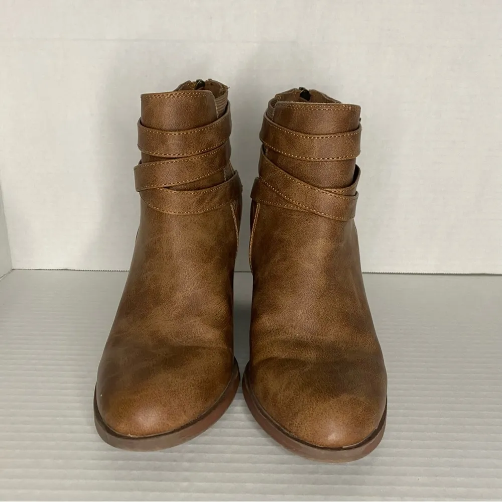 Dream pairs ankle boots Chicago-3 tan woman’s  6.5 268-WL Buckle - Image 2