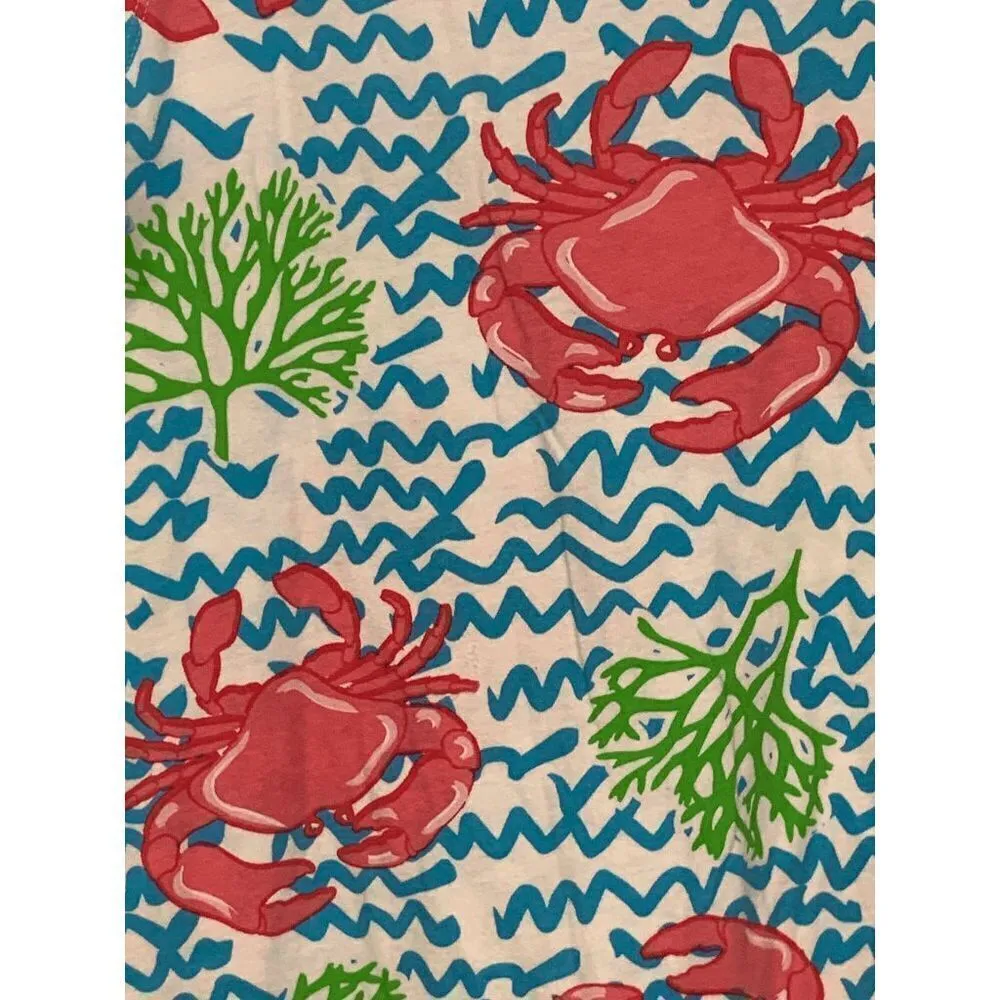 Simply Southern Women's Crab Tank Dress Beach Swimsuit Cover Up Multicolor M/L - Image 3