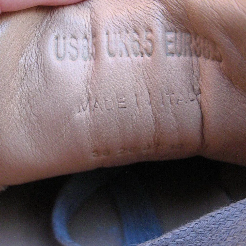 The Greats Leather Sneakers 8.5 Gray - Image 9