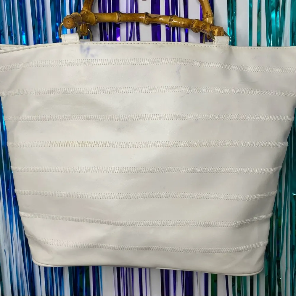 White Beach Bag - Image 3