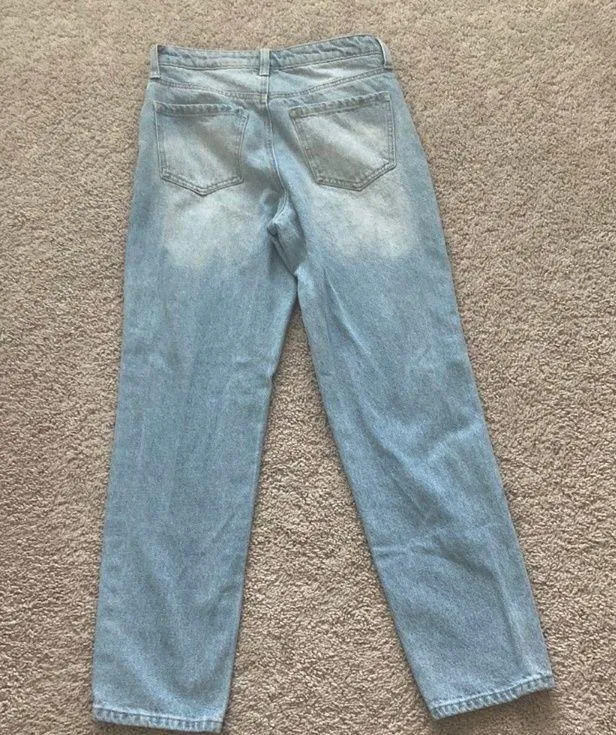 Nordstrom bp. Light wash blue button up mom High Waisted jeans - Image 2