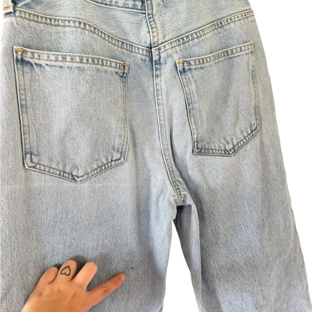 Agolde Broken Waistband Straight Leg Jeans - Image 12