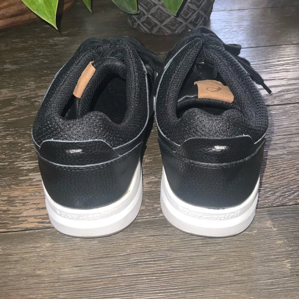 Easy Spirit + Denise Austin Black Pickleball Court Athletic Shoes Size 8 - Image 4