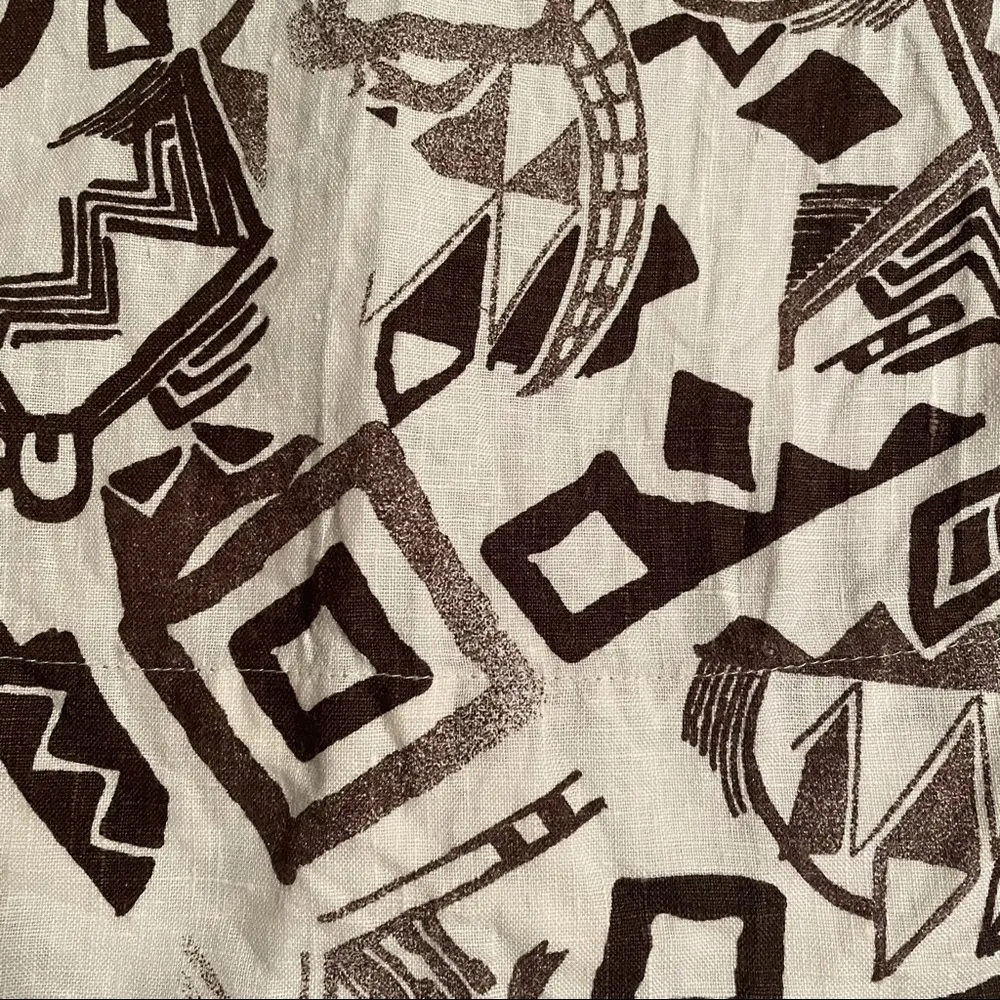 Chico’s Women’s Linen Top With Tribal Print - Image 5