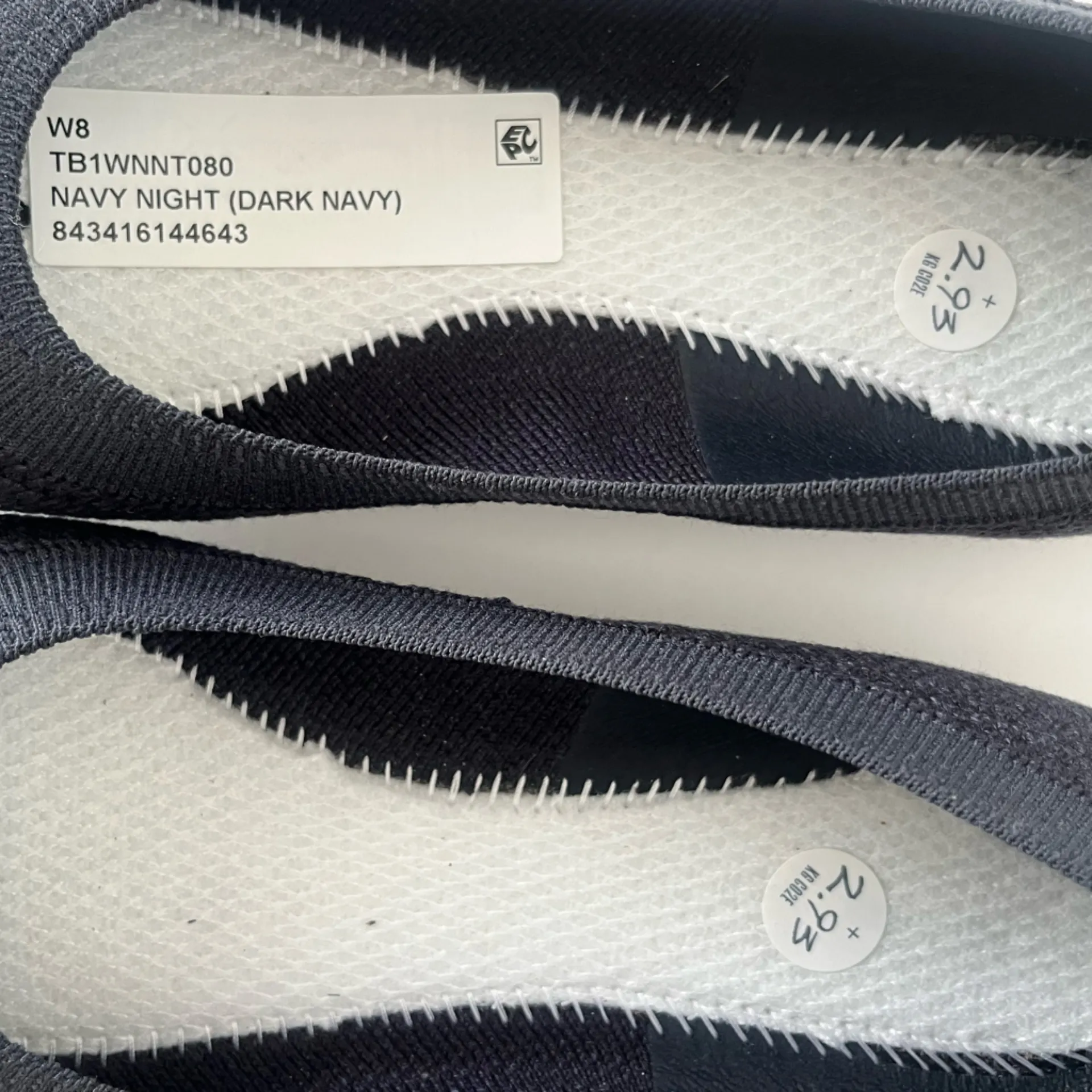 Allbirds tree breezer flats dark navy blue 8 NEW - Image 9