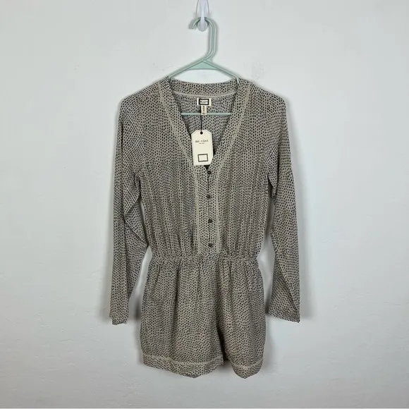 Mo:Vint Speckled Long Sleeve Romper NWT - Image 14