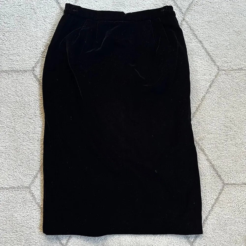 Nah Nah by Jonathan Tait Velvet Structured Tuxedo Style Jacket Faux Pearl Button White Size M - Image 16