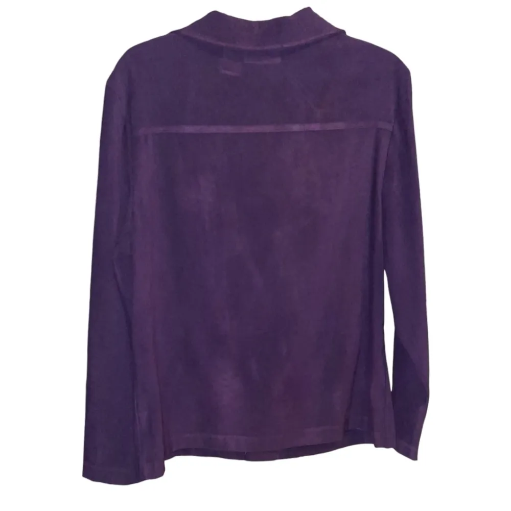 Jaclyn Smith Purple Blazer Size Large - Image 3