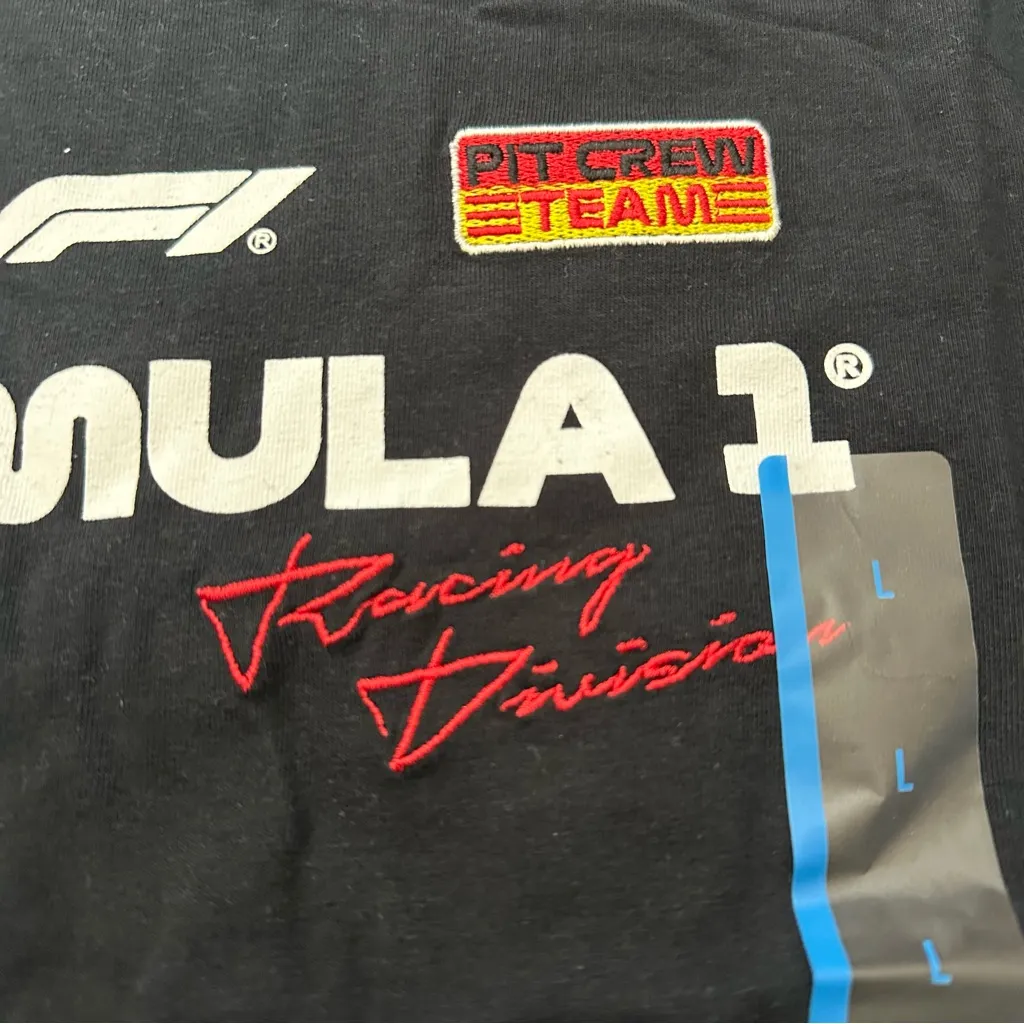 Formula 1 Women's Racing Tee Size L Black Size L - Image 5
