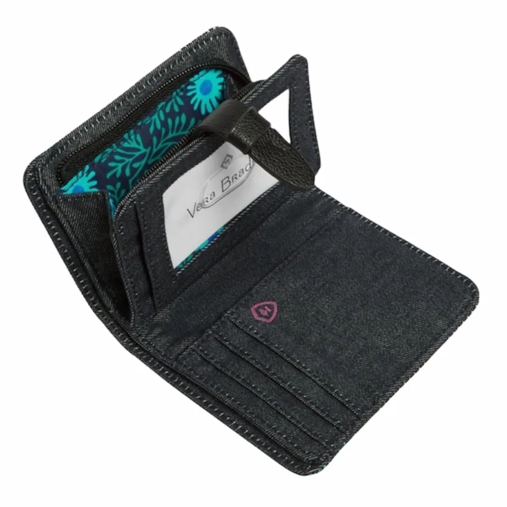 Vera Bradley Iconic RFID Wallet, Moonlight Garden - Image 3