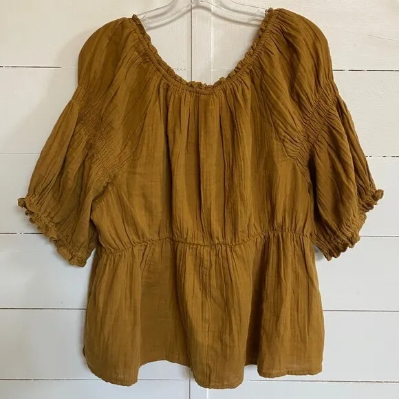 Old Navy Short Sleeve Puff Sleeve Boho top - XL EUC - Image 8