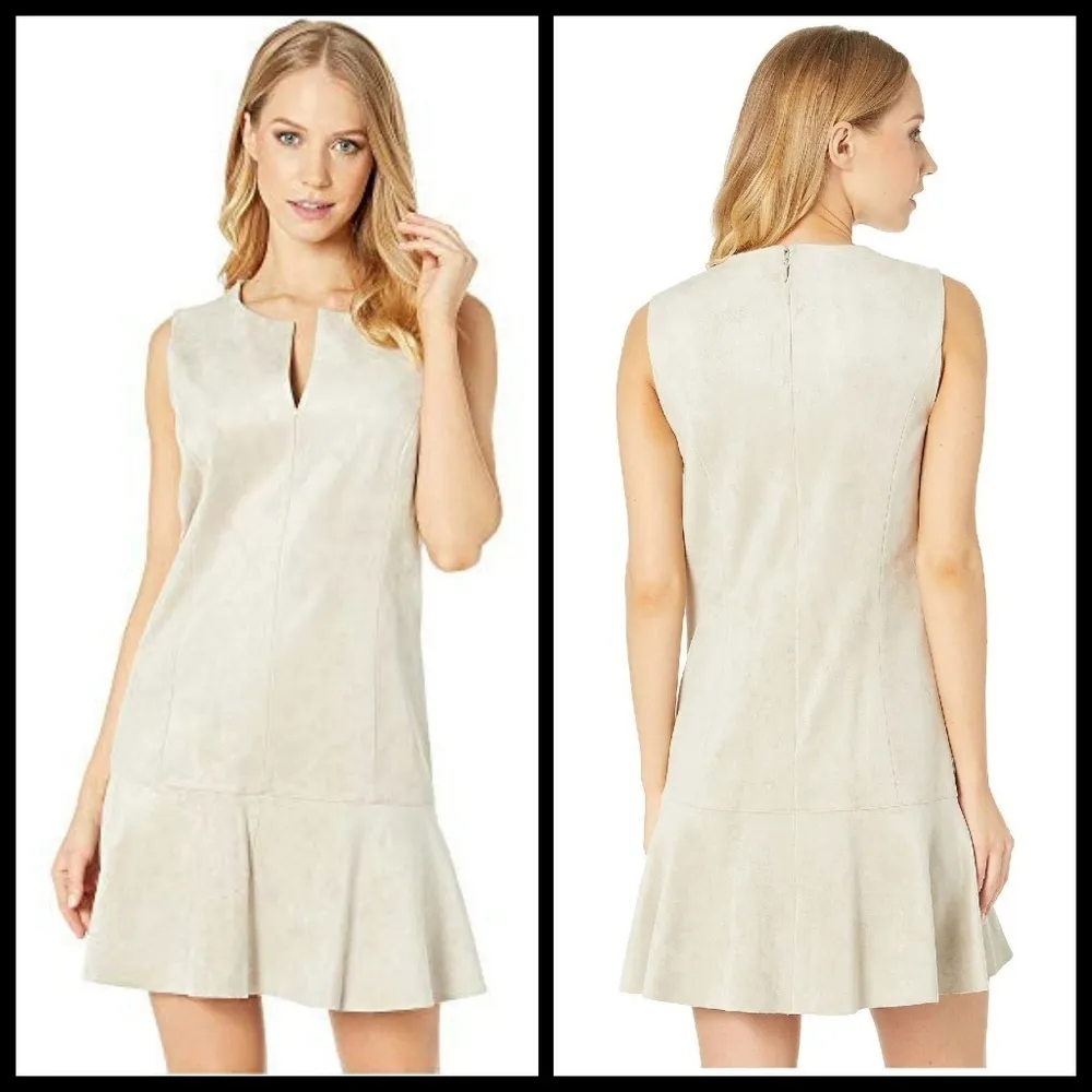 💕BCBGMAXAZRIA💕 Faux Suede Dress - Image 5