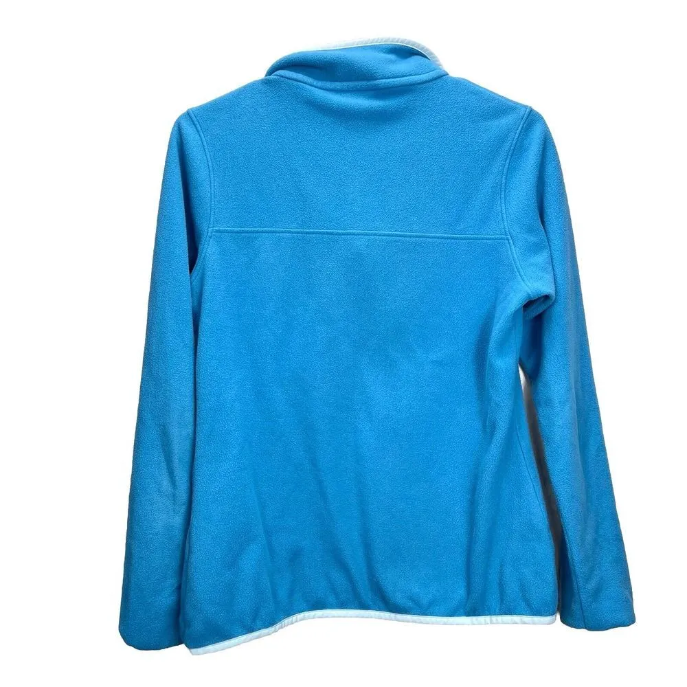 Patagonia Womens Aqua Blue Micro D Snap-T Pullover Fleece SMALL Outdoor Gorpcore - Image 6