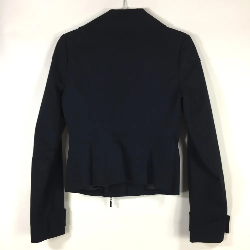 Guess by Marciano Asymmetrical Jacket Navy Size 4 - Image 7