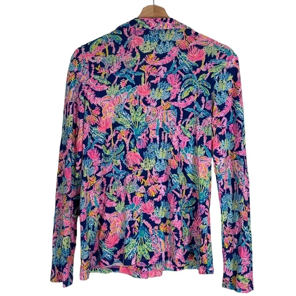 Lilly Pulitzer Oyster Bay PJ Button Down Top Size XS - Image 2