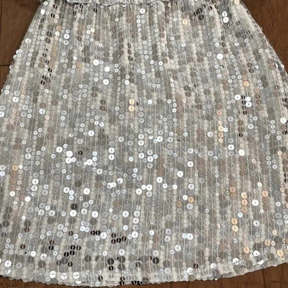 ZARA  Silver Sequin Mini Dress - NWT - Image 8