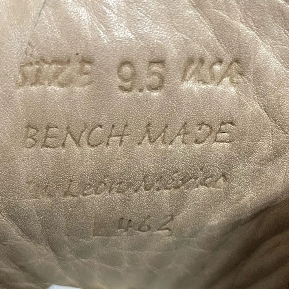 New Bed Stu Anthropologie Newark Distressed Lace‎ Up Riding Western Boots 9.5 Brown - Image 11