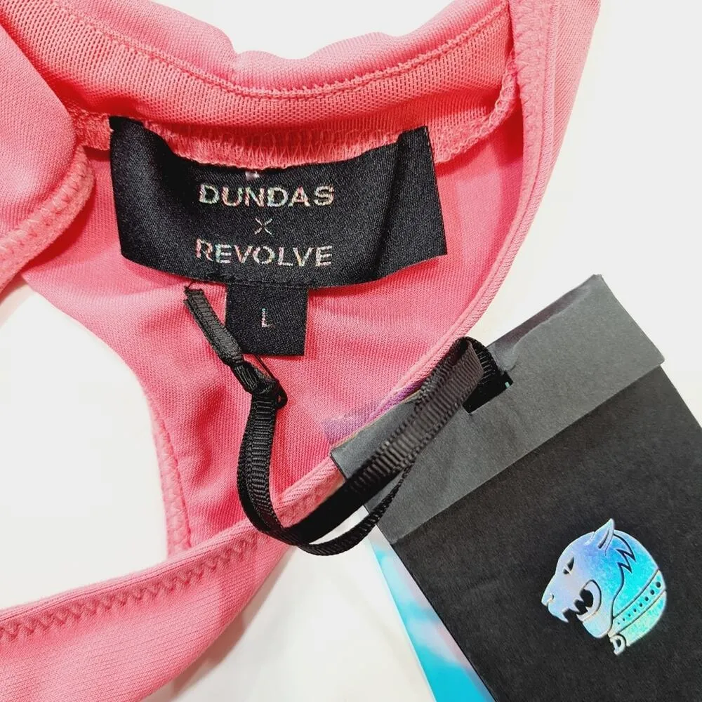 DUNDAS x REVOLVE Siouxsie Bodysuit in Hot Pink Large - Image 8